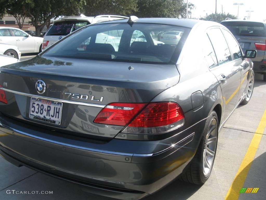2006 7 Series 750Li Sedan - Titanium Grey Metallic / Black/Black photo #2