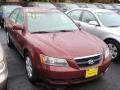 2007 Dark Cherry Red Hyundai Sonata GLS  photo #3