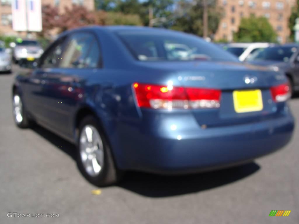 2007 Sonata GLS - Deepwater Blue / Gray photo #7