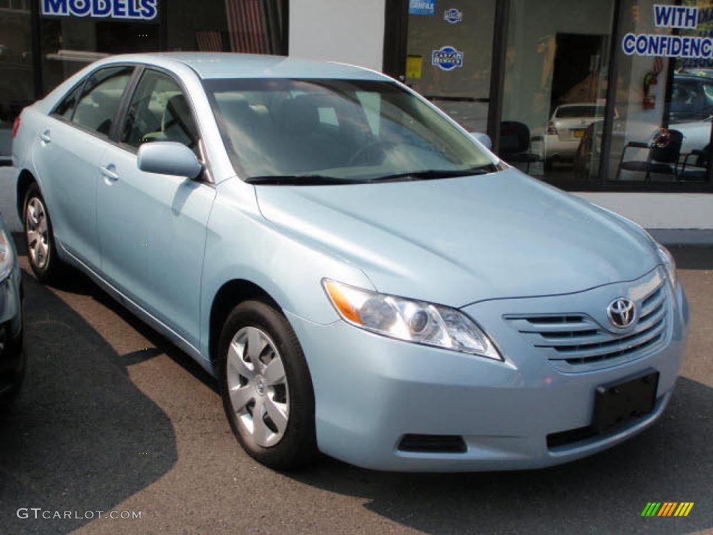 2009 Camry LE - Sky Blue Pearl / Bisque photo #3