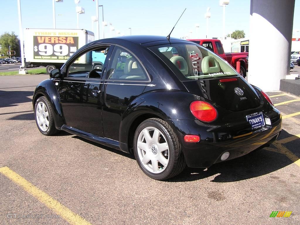 2001 New Beetle GLX 1.8T Coupe - Black / Cream photo #4