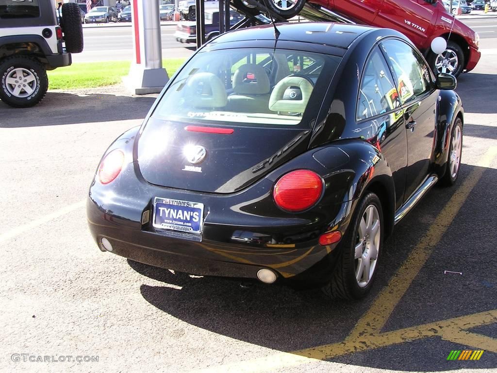 2001 New Beetle GLX 1.8T Coupe - Black / Cream photo #6