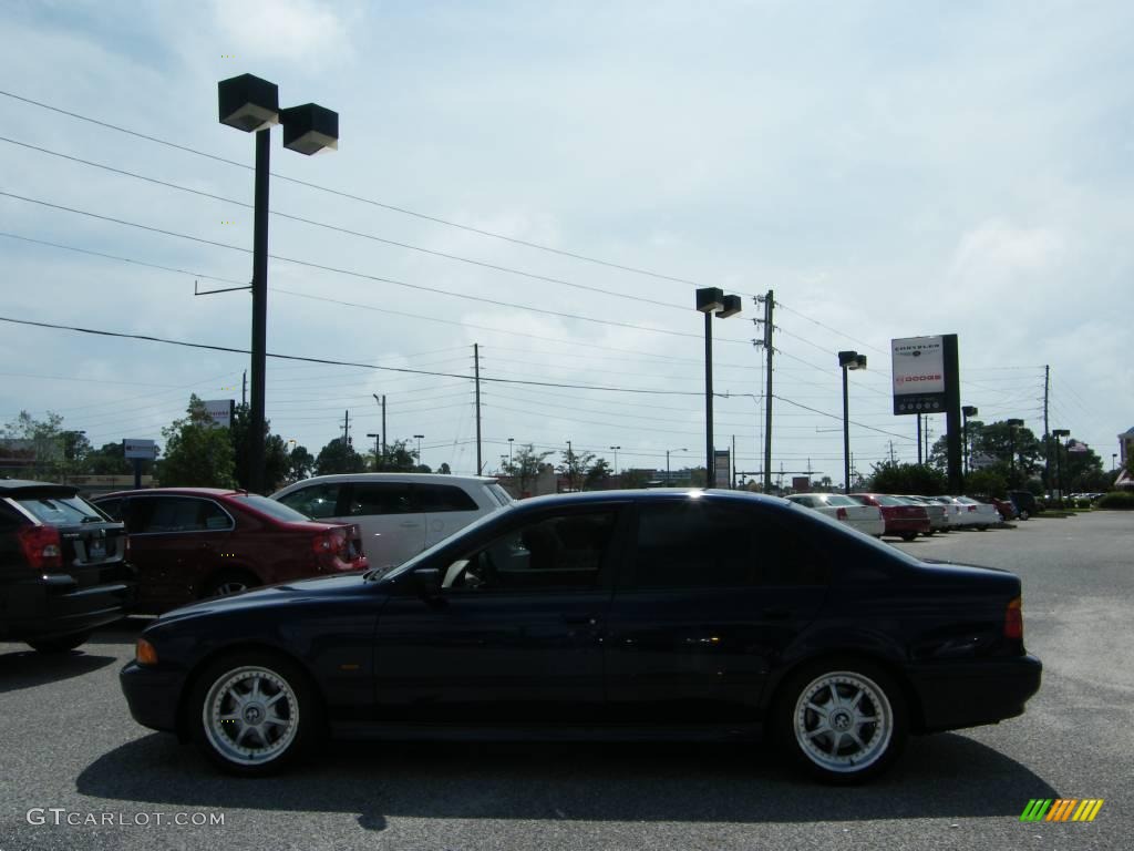 1998 5 Series 540i Sedan - Montreal Blue Metallic / Sand Beige photo #2