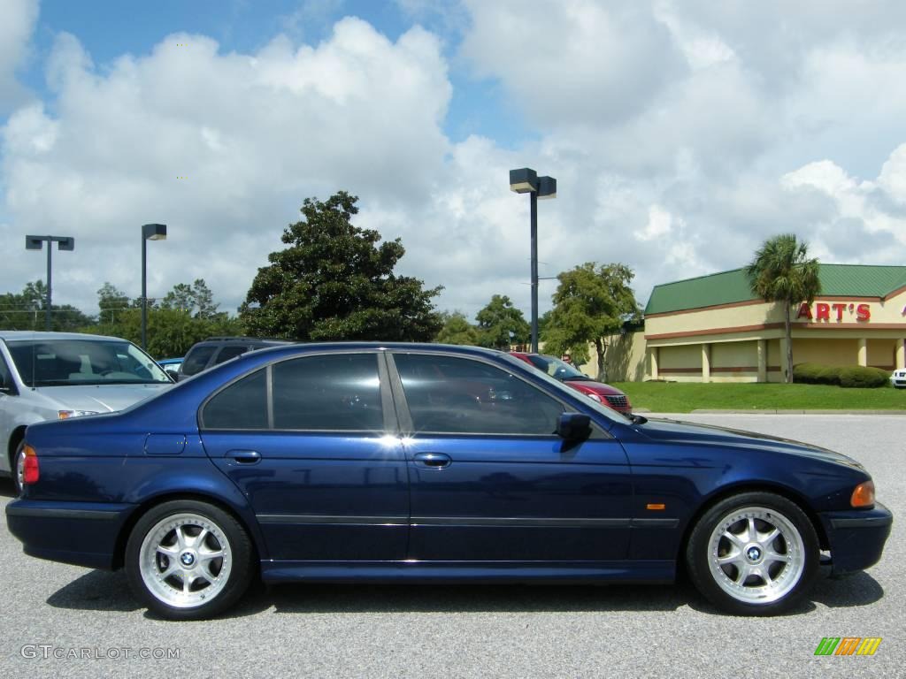 1998 5 Series 540i Sedan - Montreal Blue Metallic / Sand Beige photo #6