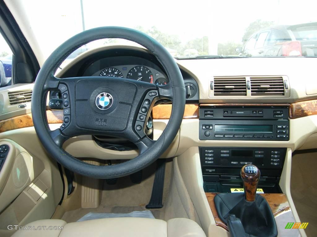 1998 5 Series 540i Sedan - Montreal Blue Metallic / Sand Beige photo #19