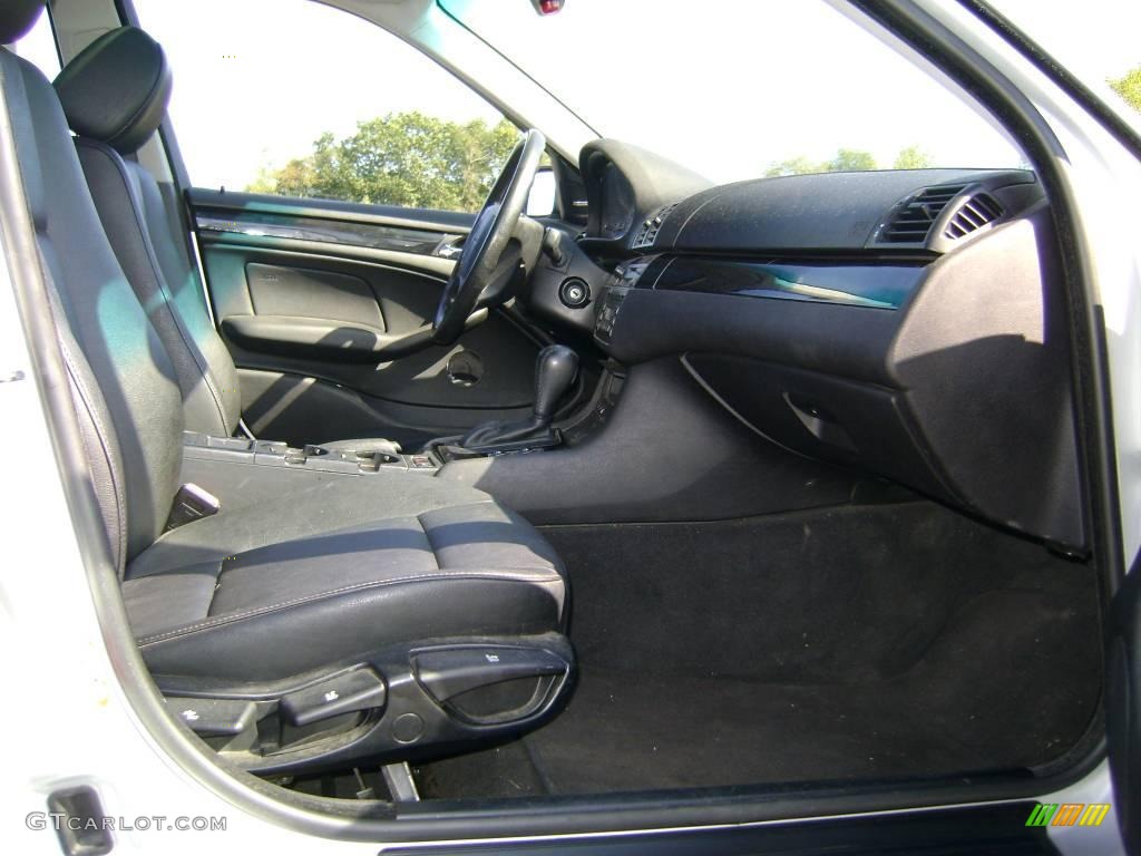 2000 3 Series 323i Sedan - Titanium Silver Metallic / Black photo #11