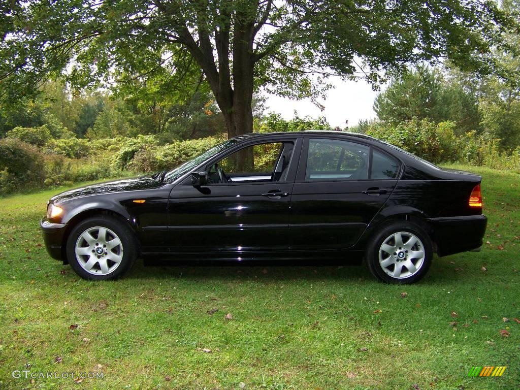 2004 3 Series 325xi Sedan - Jet Black / Black photo #5