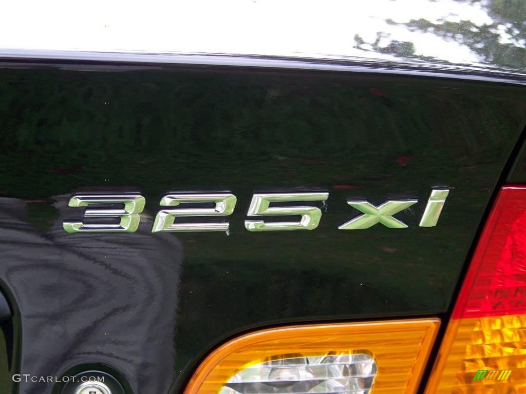 2004 3 Series 325xi Sedan - Jet Black / Black photo #9