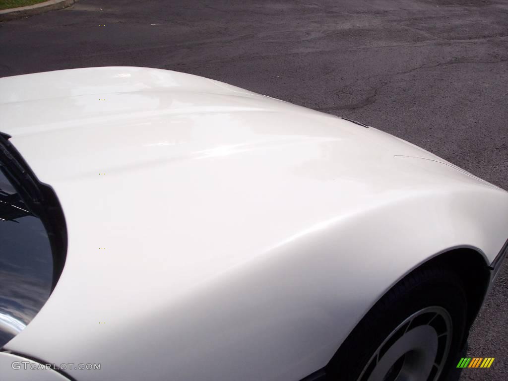 1985 Corvette Coupe - White / Carmine Red photo #13