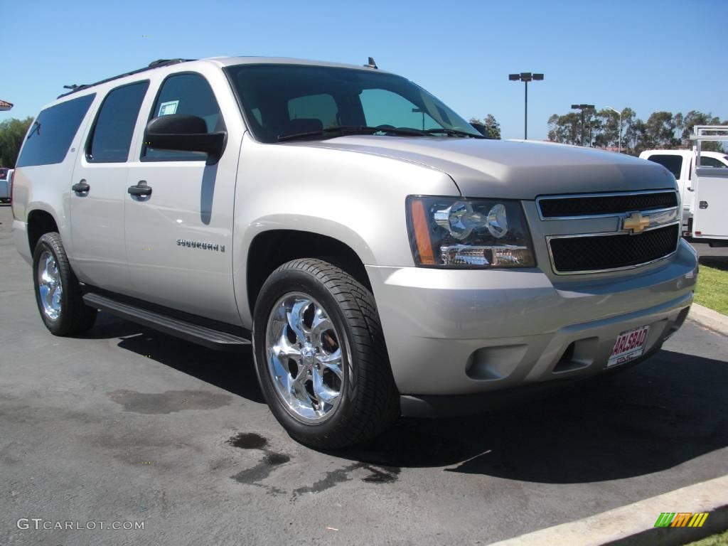 2007 Suburban 1500 LS - Silver Birch Metallic / Ebony photo #1