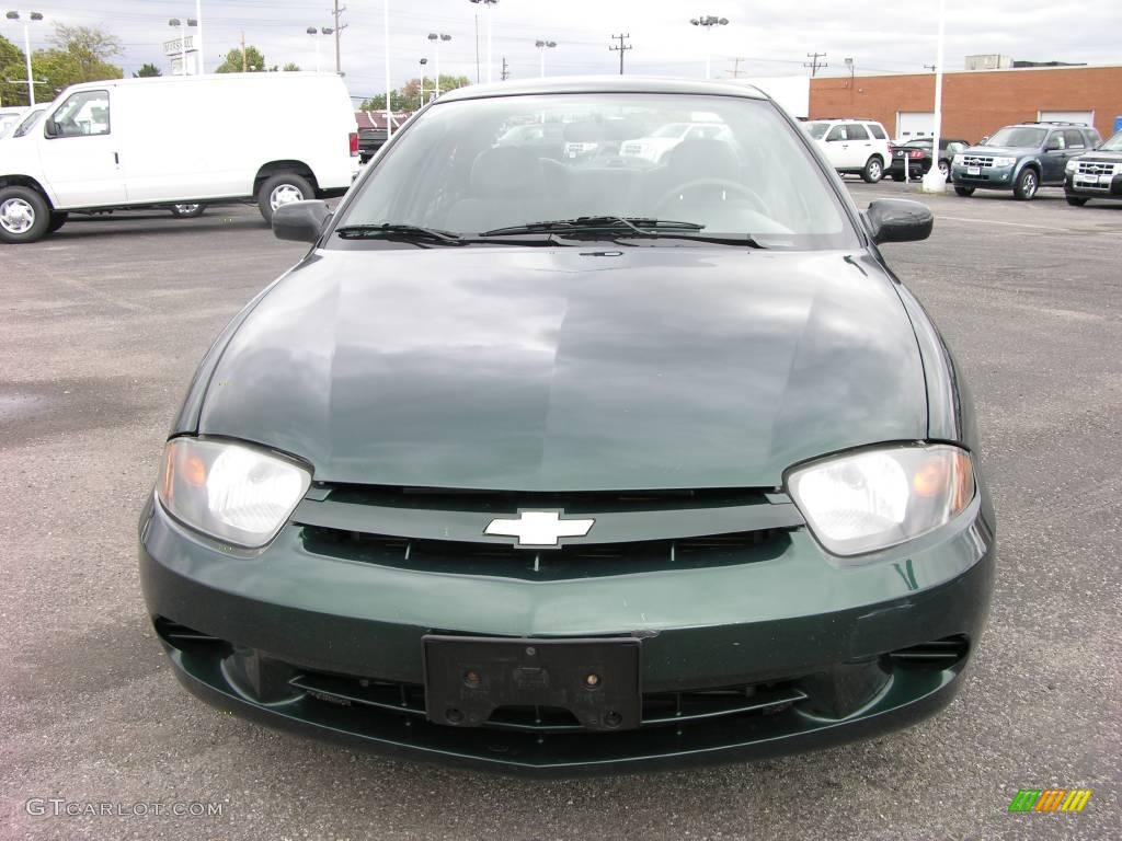 2005 Cavalier Sedan - Dark Green Metallic / Graphite Gray photo #2
