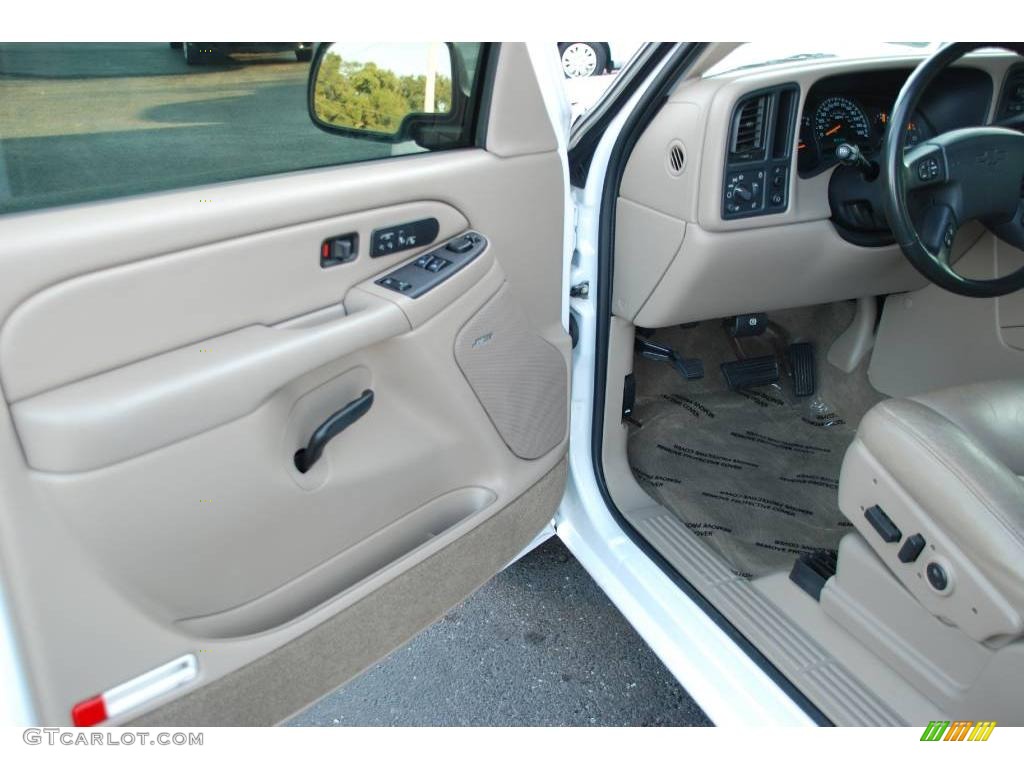 2004 Silverado 1500 LT Extended Cab - Summit White / Tan photo #18