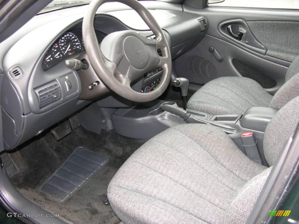 2005 Cavalier Sedan - Dark Green Metallic / Graphite Gray photo #8