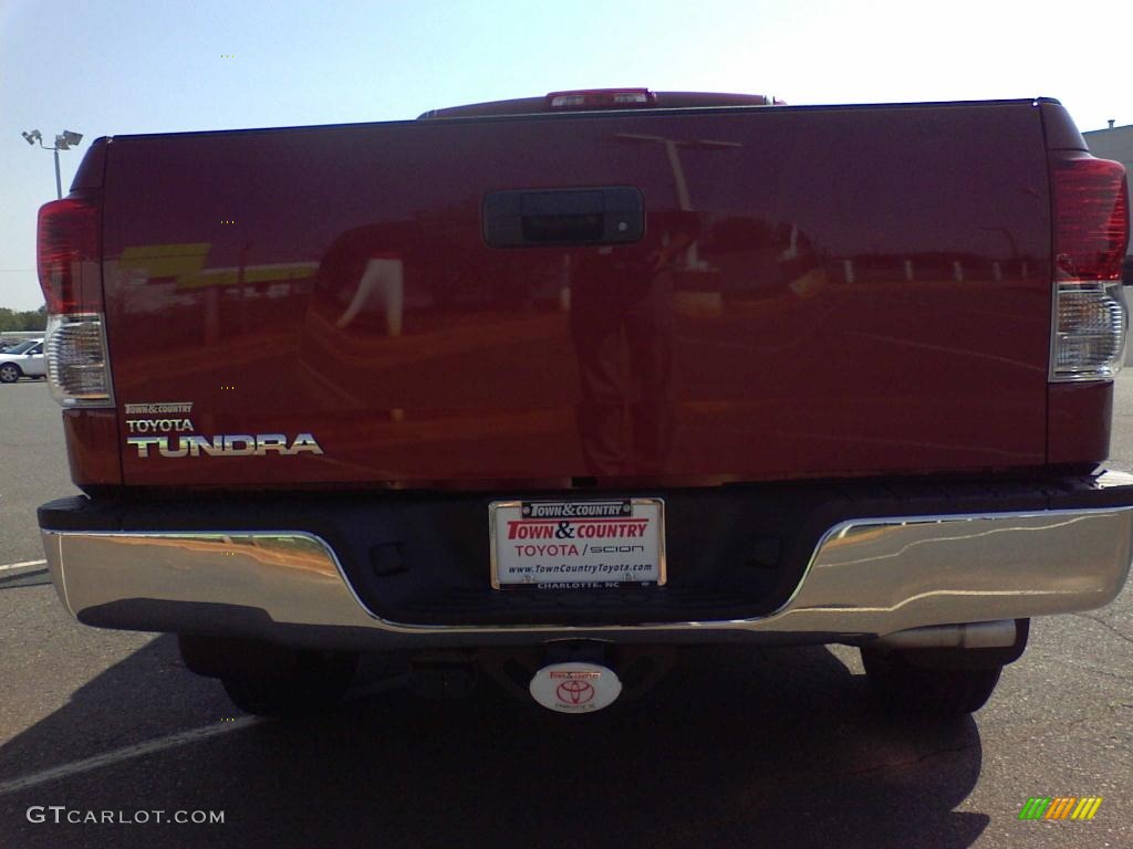 2010 Tundra Double Cab - Salsa Red Pearl / Graphite Gray photo #4