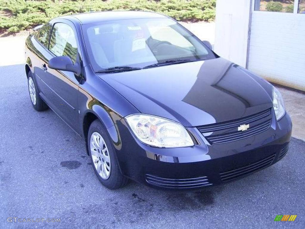 2009 Cobalt LS XFE Coupe - Black / Gray photo #6