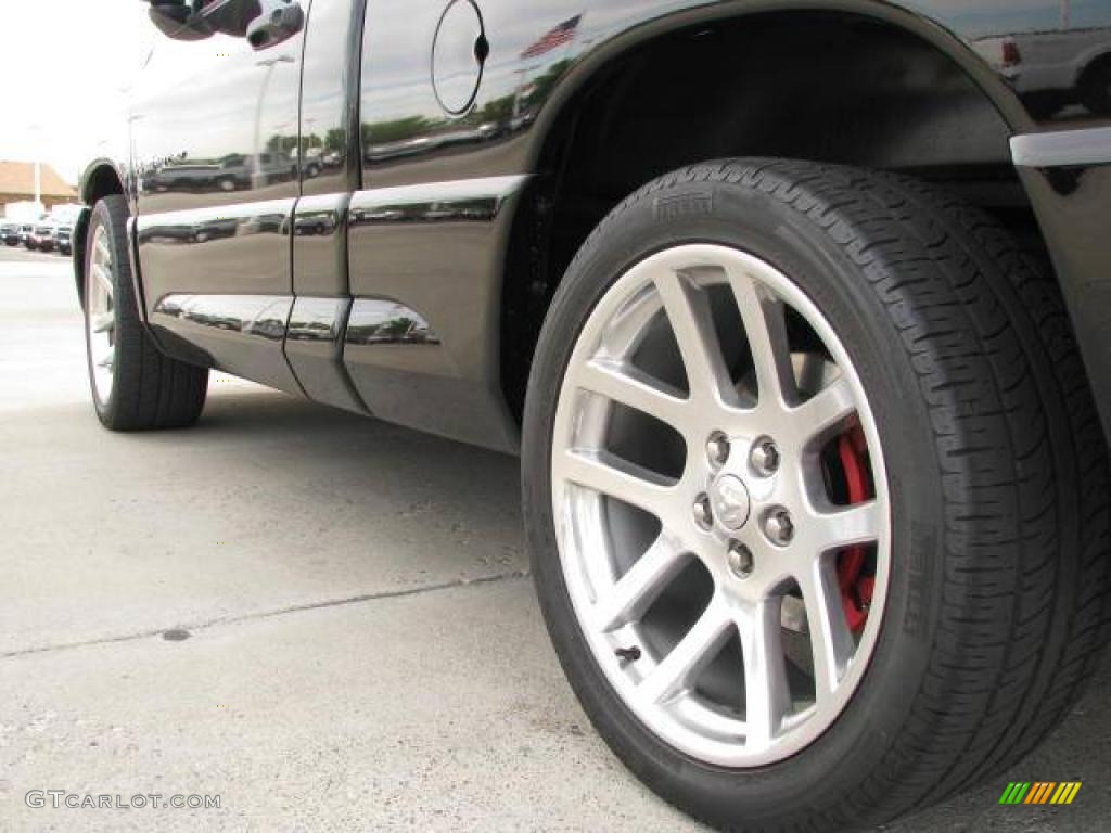 2005 Ram 1500 SRT-10 Regular Cab - Black / Dark Slate Gray photo #12