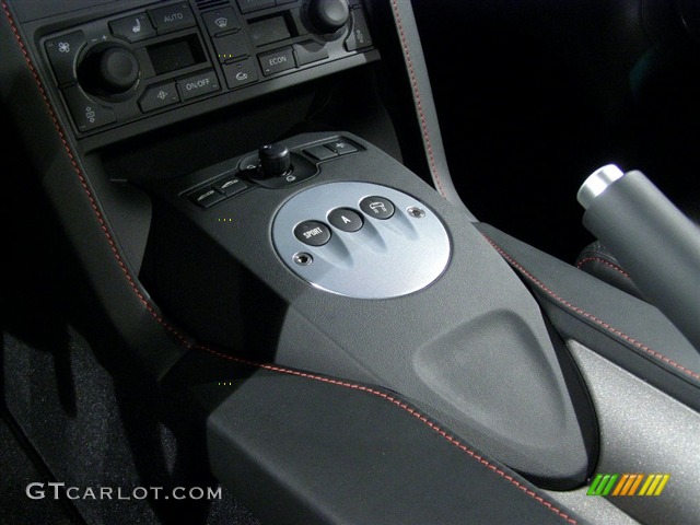 2008 Gallardo Spyder E-Gear - Black / Black/Red photo #10