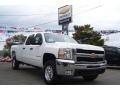 Summit White - Silverado 3500HD LT Crew Cab 4x4 Photo No. 3