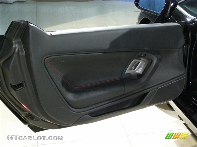 2008 Gallardo Spyder E-Gear - Black / Black/Red photo #11