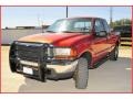 2000 Bright Amber Metallic Ford F250 Super Duty XLT Extended Cab 4x4 #18790713