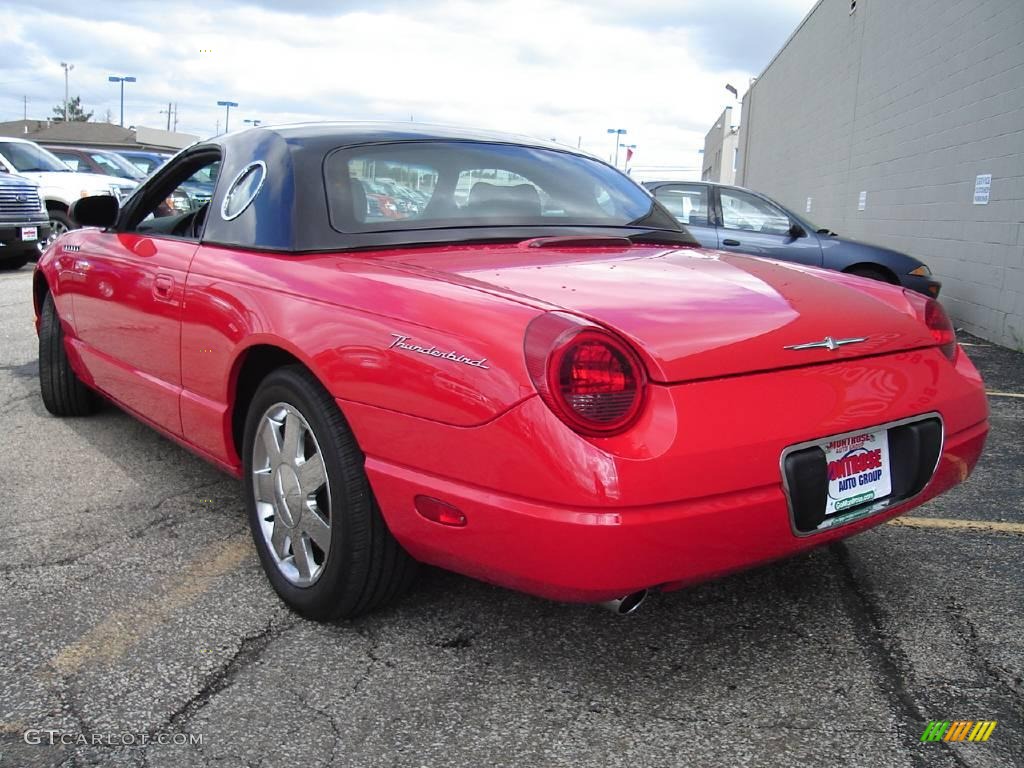 2003 Thunderbird Premium Roadster - Torch Red / Black Ink photo #3