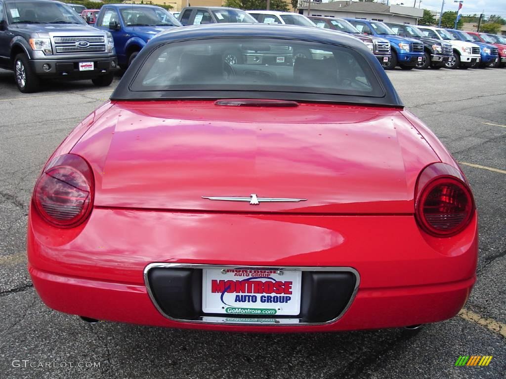 2003 Thunderbird Premium Roadster - Torch Red / Black Ink photo #4