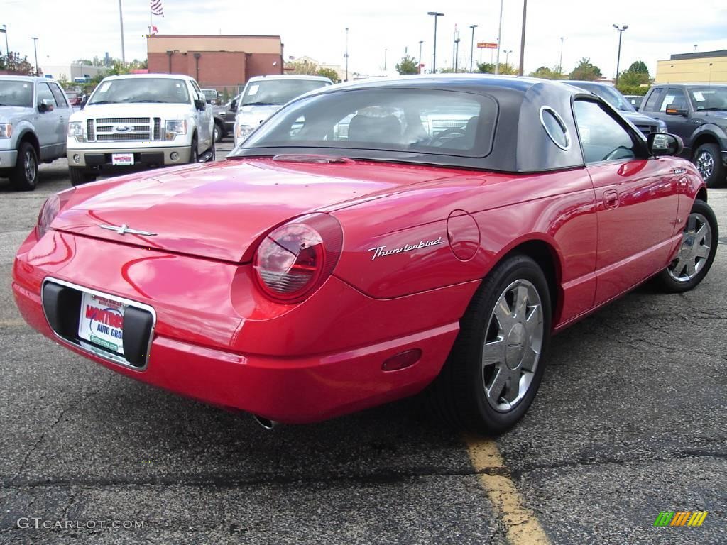 2003 Thunderbird Premium Roadster - Torch Red / Black Ink photo #5