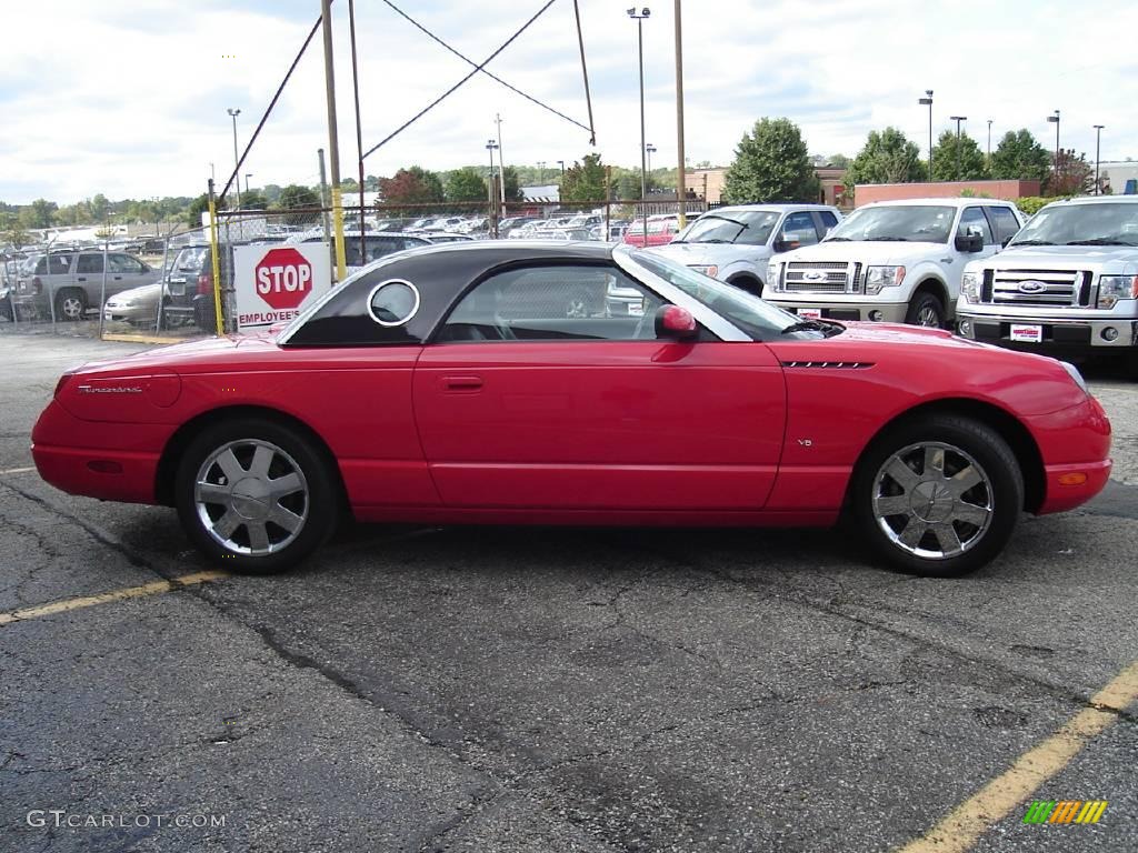 2003 Thunderbird Premium Roadster - Torch Red / Black Ink photo #6