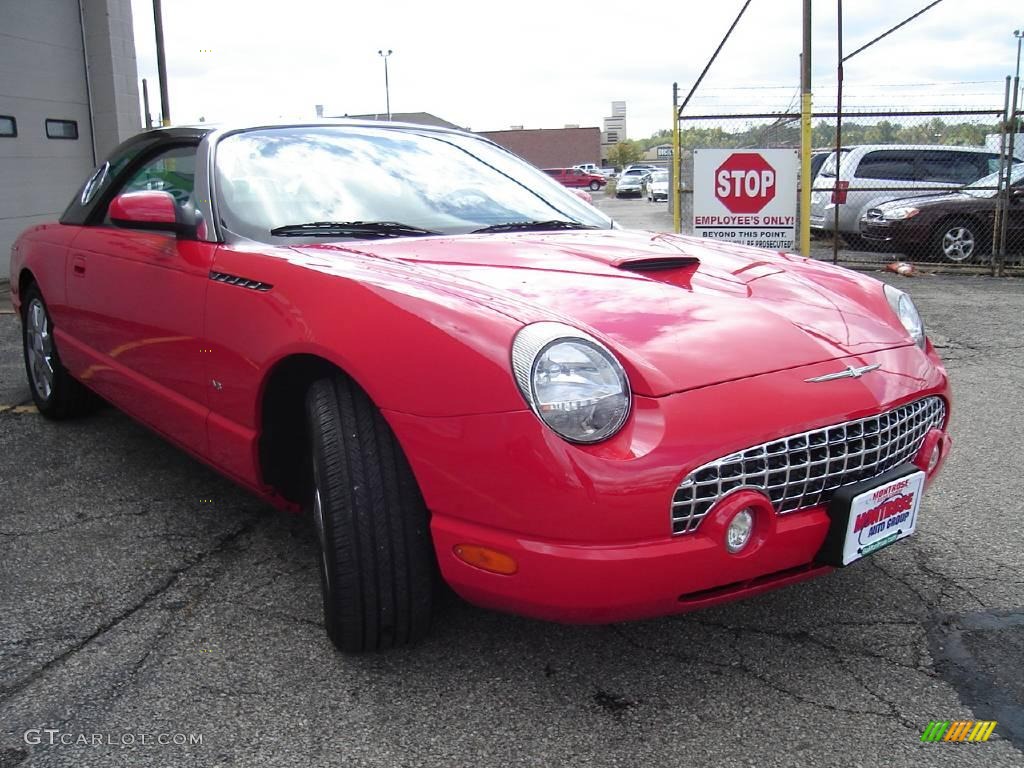 2003 Thunderbird Premium Roadster - Torch Red / Black Ink photo #7