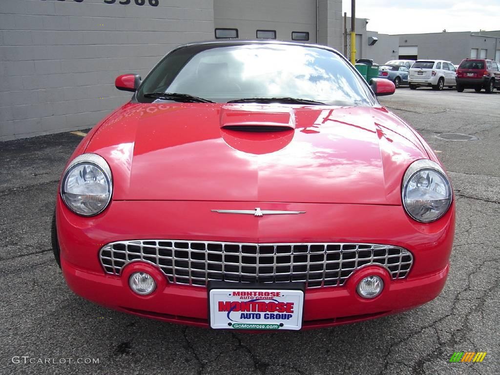 2003 Thunderbird Premium Roadster - Torch Red / Black Ink photo #8