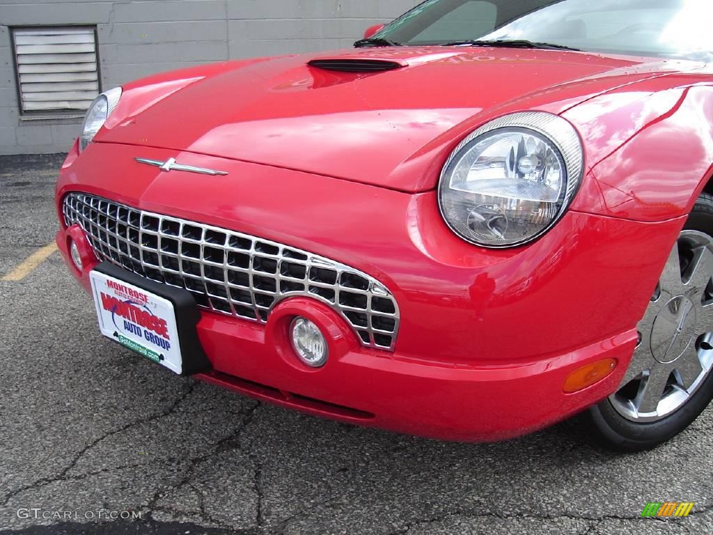 2003 Thunderbird Premium Roadster - Torch Red / Black Ink photo #9