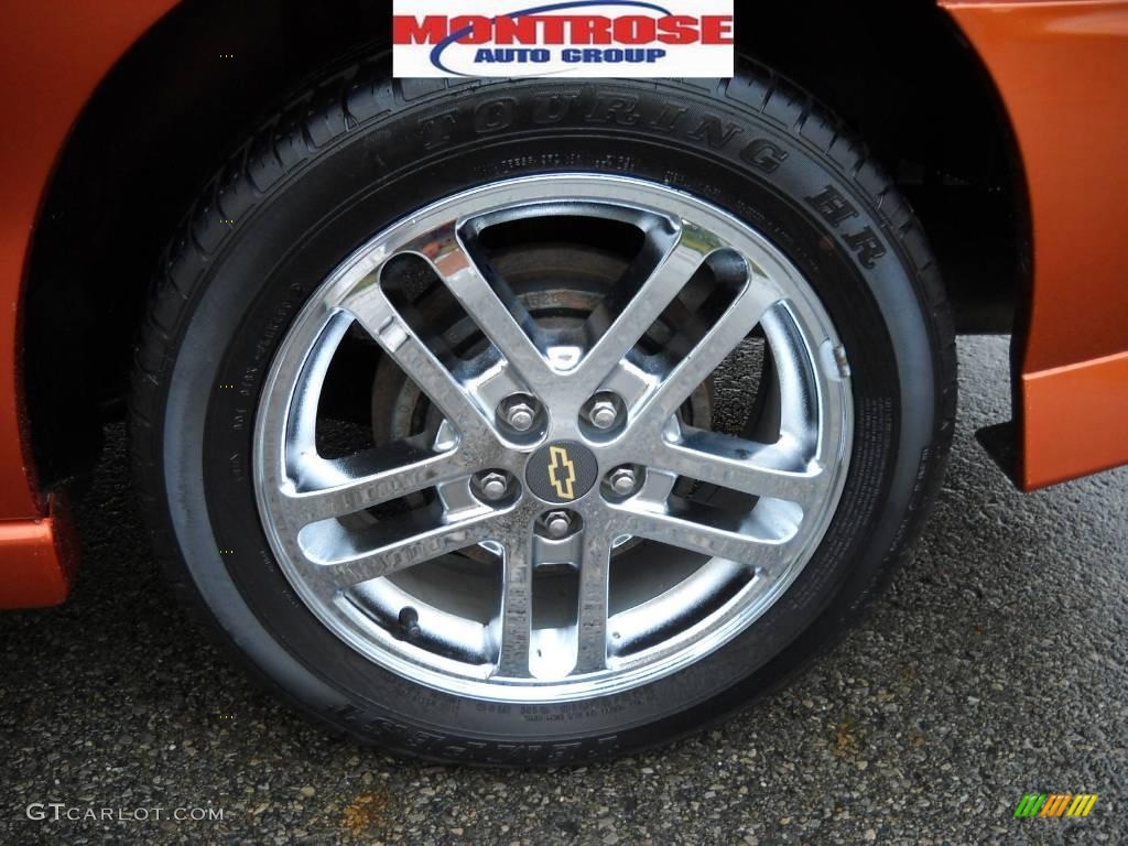 2004 Cavalier LS Sport Coupe - Sunburst Orange / Graphite photo #15