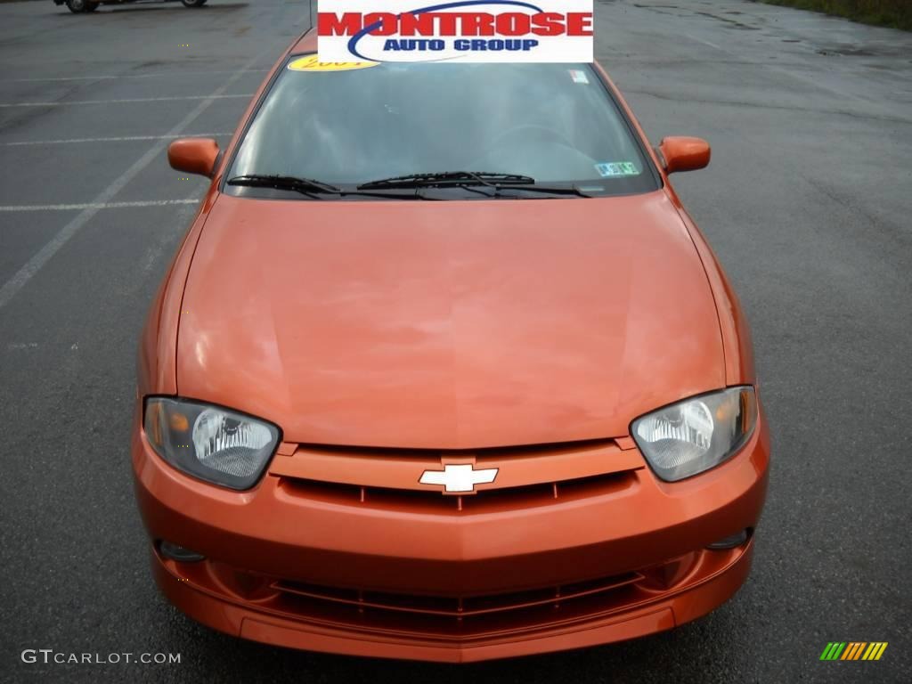 2004 Cavalier LS Sport Coupe - Sunburst Orange / Graphite photo #21