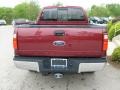 2008 Dark Toreador Red Ford F250 Super Duty XLT SuperCab 4x4  photo #3