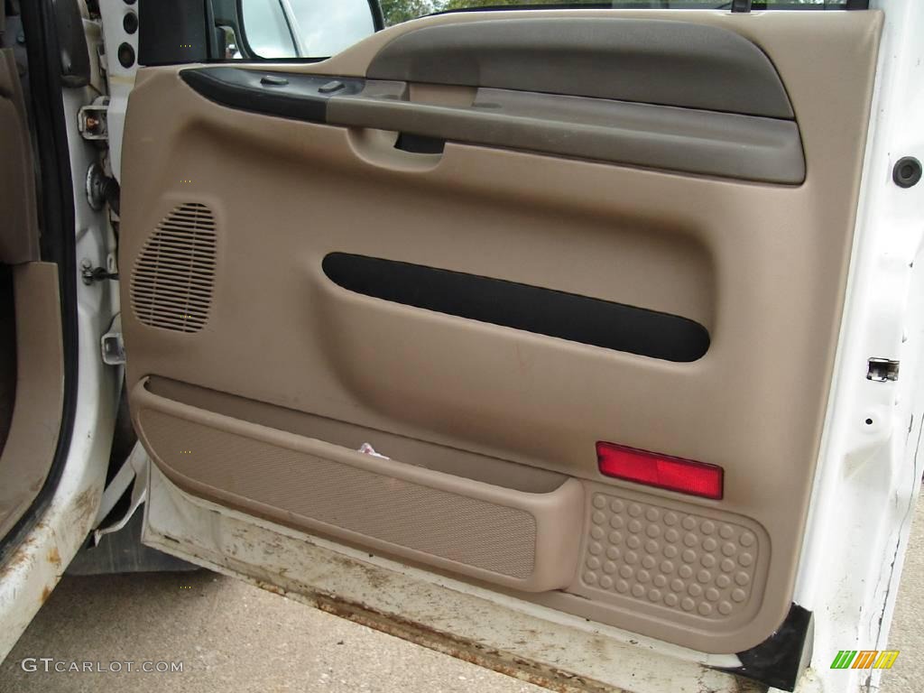 2000 F250 Super Duty XL Extended Cab 4x4 Chassis - Oxford White / Medium Parchment photo #18