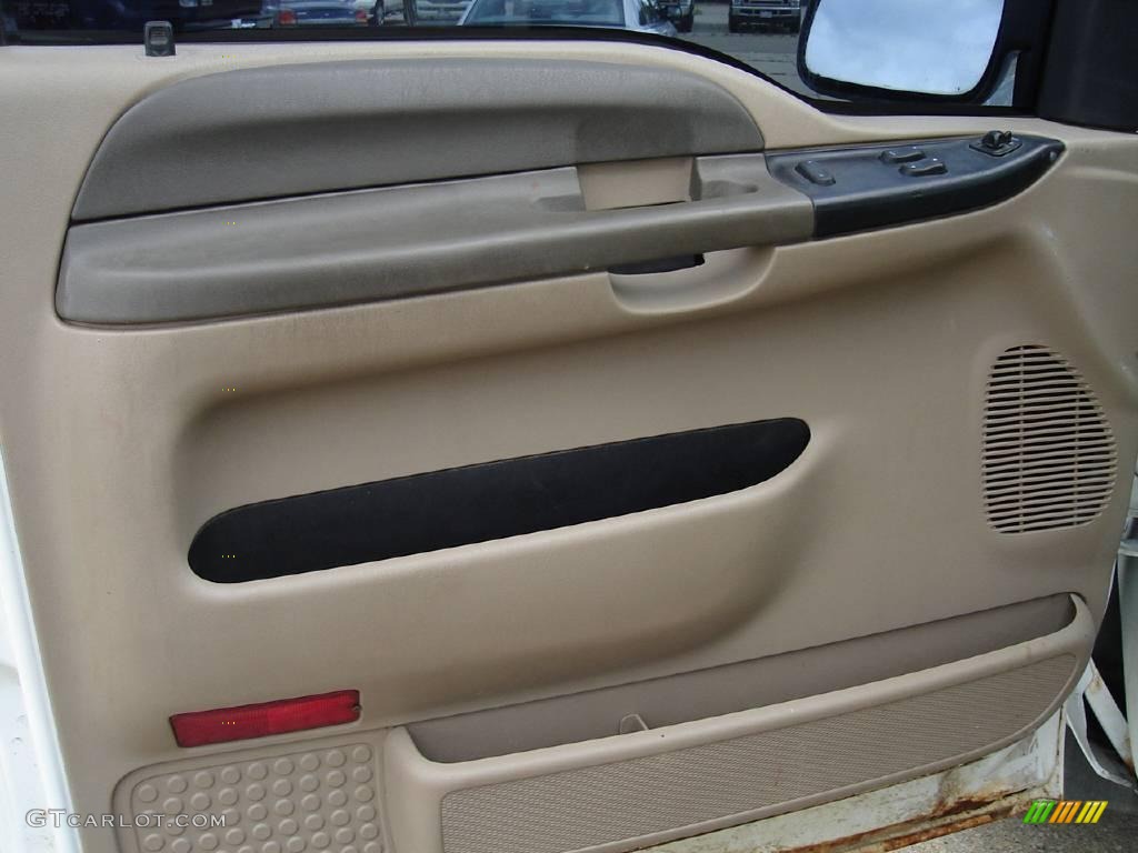 2000 F250 Super Duty XL Extended Cab 4x4 Chassis - Oxford White / Medium Parchment photo #20