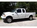 2002 Oxford White Ford F150 XLT SuperCab 4x4  photo #2