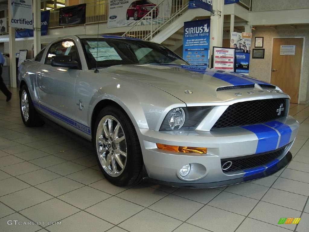 Brilliant Silver Metallic Ford Mustang