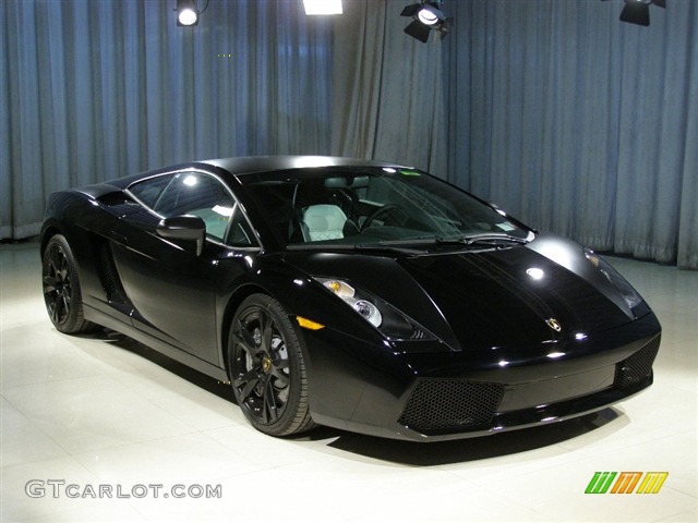 2007 Gallardo Nera E-Gear - Black / Black photo #3
