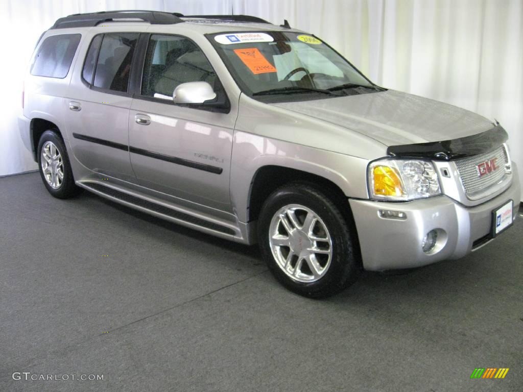 2006 Envoy XL Denali 4x4 - Liquid Silver Metallic / Ebony Black photo #1