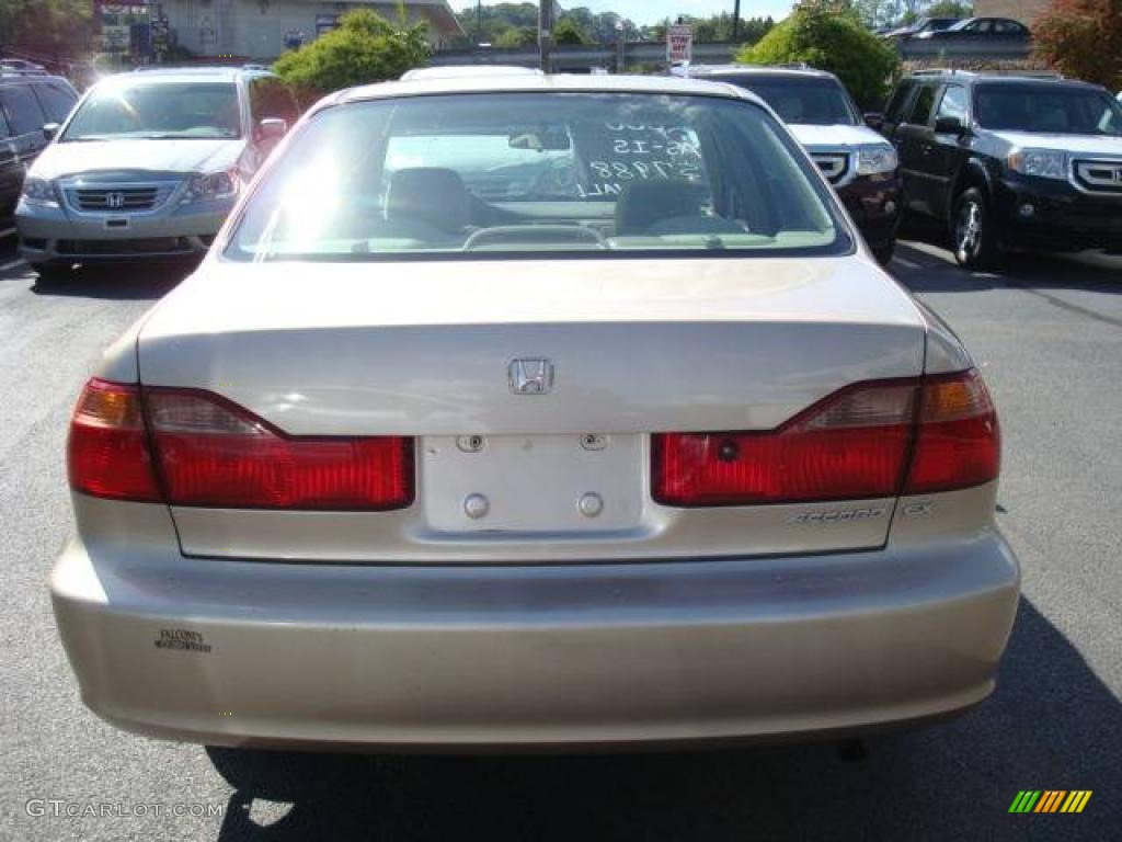2000 Accord EX Sedan - Naples Gold Metallic / Ivory photo #3