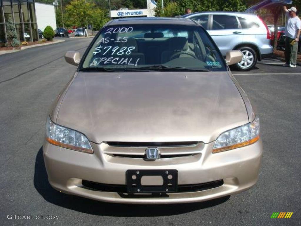 2000 Accord EX Sedan - Naples Gold Metallic / Ivory photo #6