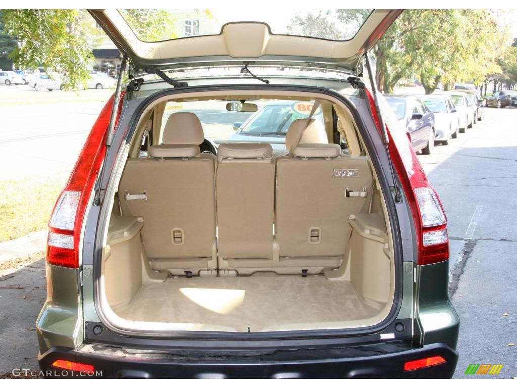 2008 CR-V LX 4WD - Green Tea Metallic / Ivory photo #7