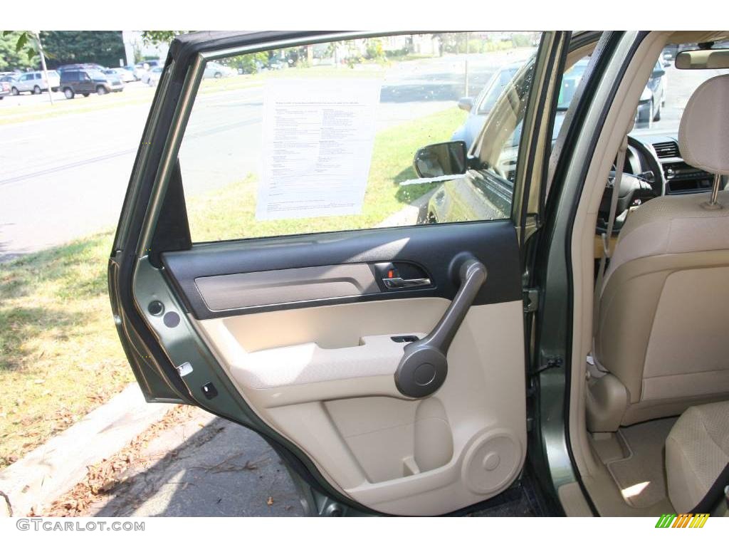 2008 CR-V LX 4WD - Green Tea Metallic / Ivory photo #16