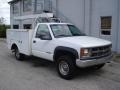 1999 Summit White Chevrolet Silverado 2500 Regular Cab 4x4  photo #1