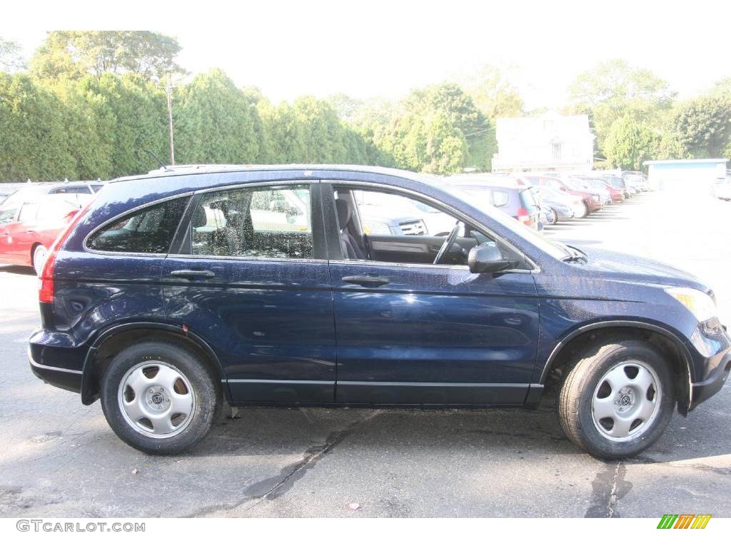 2007 CR-V LX 4WD - Royal Blue Pearl / Black photo #4