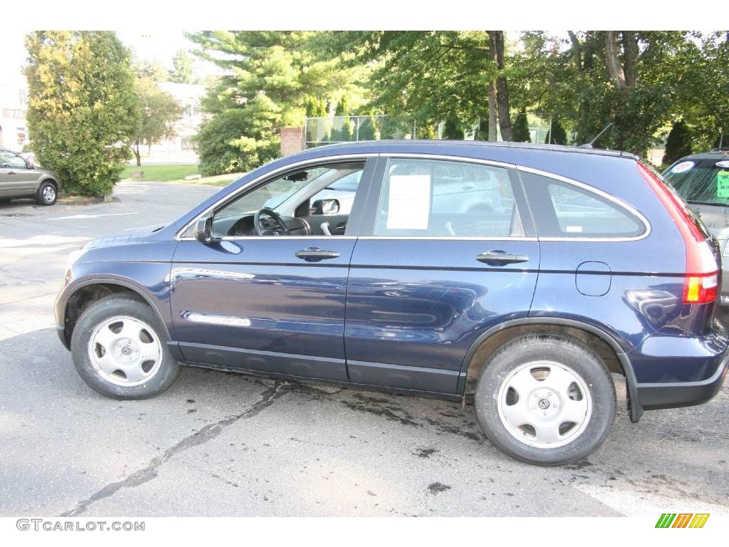 2007 CR-V LX 4WD - Royal Blue Pearl / Black photo #9