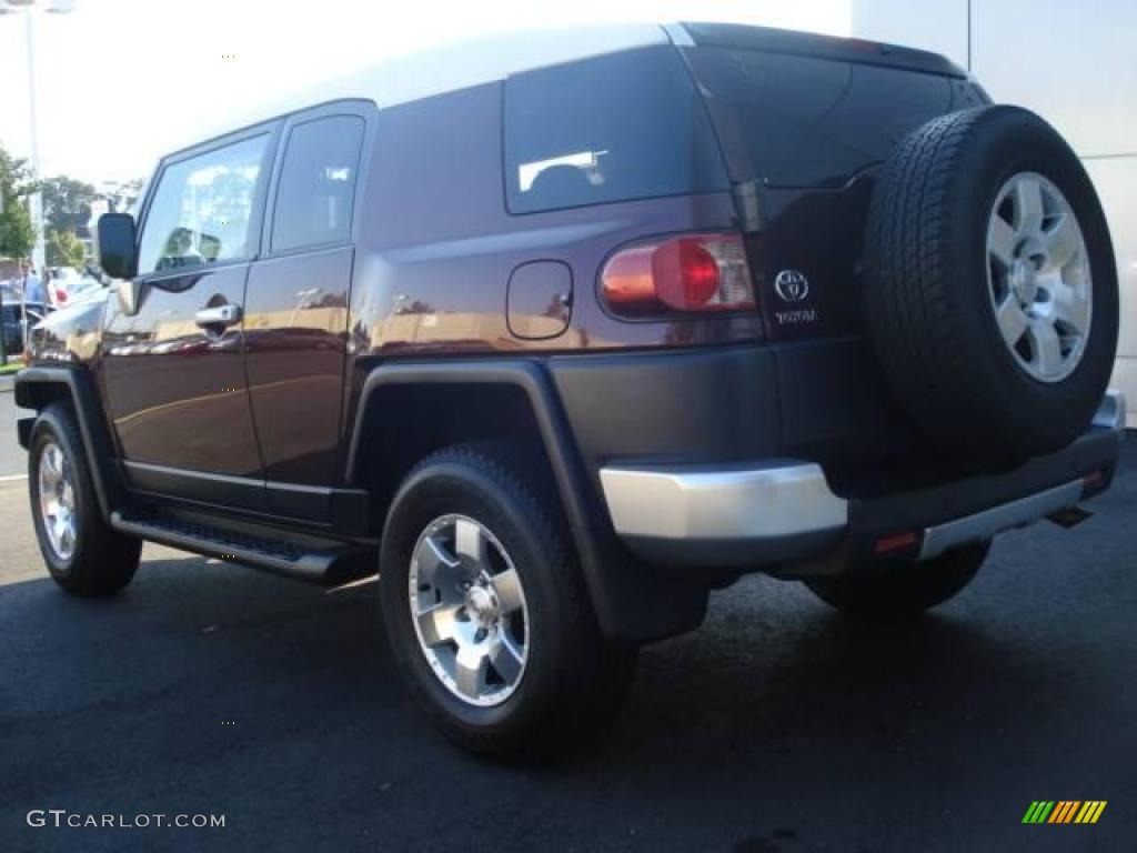 2007 FJ Cruiser 4WD - Black Cherry Pearl / Dark Charcoal photo #3