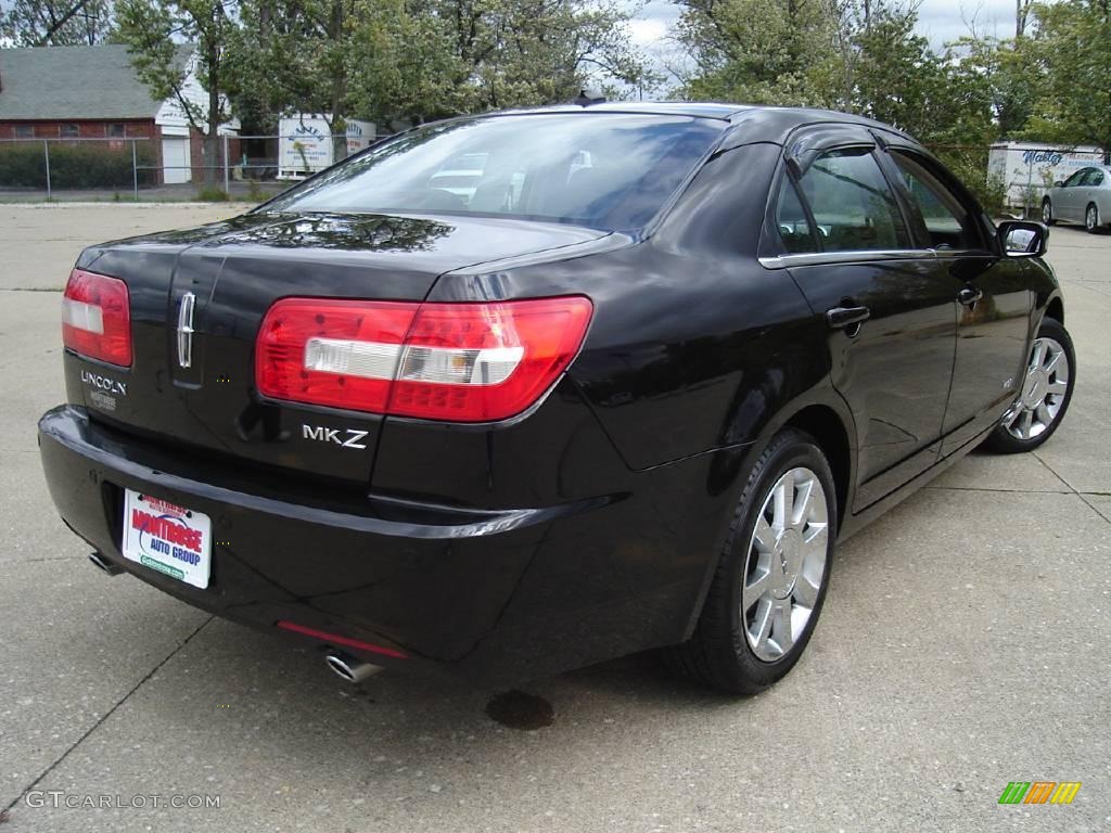 2008 MKZ Sedan - Black / Dark Charcoal photo #5