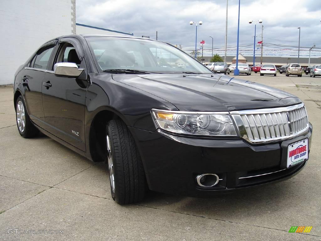 2008 MKZ Sedan - Black / Dark Charcoal photo #7